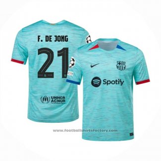 Barcelona Player F.de Jong Third Shirt 2023-2024