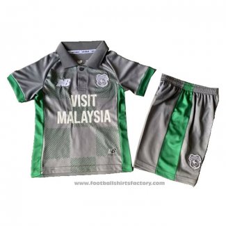 Cardiff City Away Shirt Kids 2024-2025