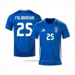 Italy Player Folorunsho Home Shirt 2024-2025