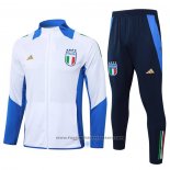 Jacket Italy 2024-2025 White and Blue