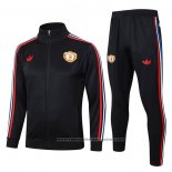 Jacket Tracksuit Manchester United Kids 2024-2025 Black