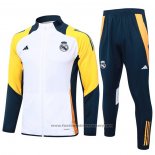 Jacket Tracksuit Real Madrid Kids 2024-2025 White