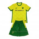 Norwich City Home Shirt Kids 2024-2025