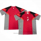 Pre-match Shirt River 2024 Grey Red