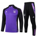 Sweatshirt Tracksuit Germany Kids 2024-2025 Purpura