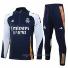 Sweatshirt Tracksuit Real Madrid 2024-2025 Blue