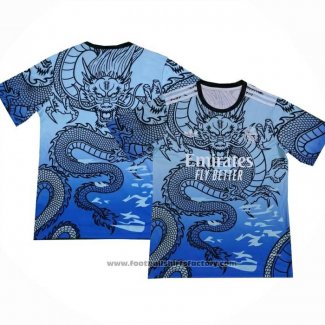 Thailand Real Madrid Dragon Shirt 2024-2025 Blue