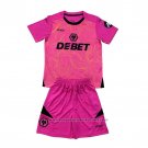 Wolves Away Goalkeeper Shirt Kids 2024-2025