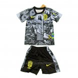 Brazil Jesus Shirt Kids 2024-2025 Black