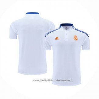 Polo Real Madrid 2022-2023 White and Blue