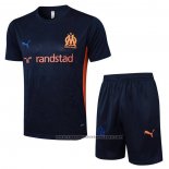 Tracksuit Olympique Marseille Short Sleeve 2024-2025 Blue - Shorts