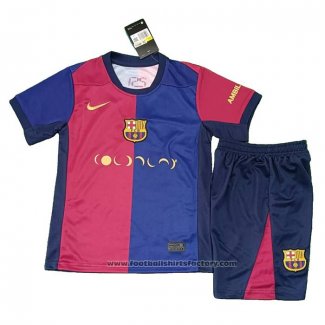 Barcelona Home Shirt Kids 2024-2025