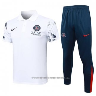 Conjunto Polo Paris Saint-Germain 2024-2025 White