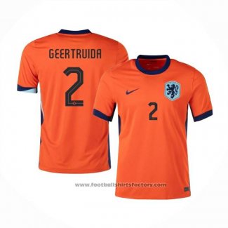 Holland Player Geertruida Home Shirt 2024-2025