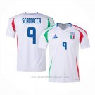 Italy Player Scamacca Away Shirt 2024-2025