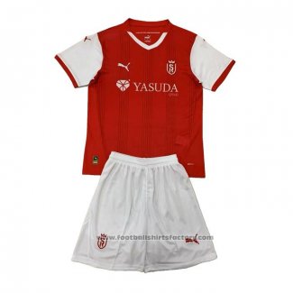 Stade de Reims Home Shirt Kids 2024-2025