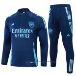 Sweatshirt Tracksuit Arsenal Kids 2024-2025 Blue