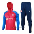 Sweatshirt Tracksuit Barcelona 2024-2025 Red