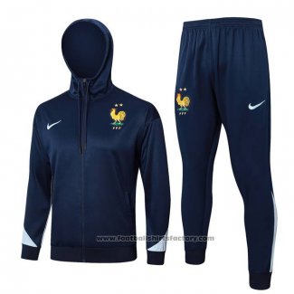 Sweatshirt Tracksuit France 2024-2025 Blue Oscuro