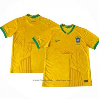 Thailand Brazil Jesus Shirt 2024-2025 Yellow