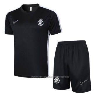 Tracksuit Al Nassr Short Sleeve 2024-2025 Black - Shorts