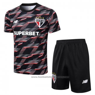 Tracksuit Sao Paulo Short Sleeve 2024-2025 Black - Shorts