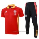 Conjunto Polo Bayern Munich 2024-2025 Red