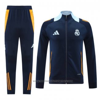 Jacket Tracksuit Real Madrid 2024-2025 Blue Oscuro