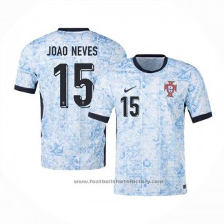 Portugal Player Joao Neves Away Shirt 2024