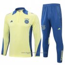 Sweatshirt Tracksuit Ajax Kids 2024-2025 Yellow