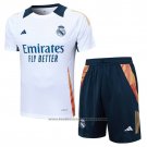 Tracksuit Real Madrid Short Sleeve 2024-2025 White - Shorts