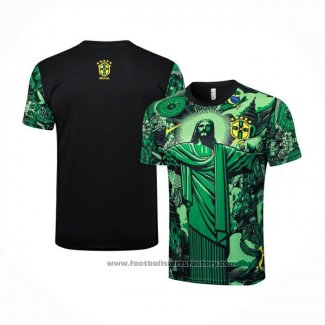 Training Shirt Brazil Jesus 2024-2025 Green