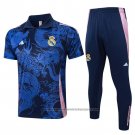 Conjunto Polo Real Madrid Dragon 2024-2025 Blue