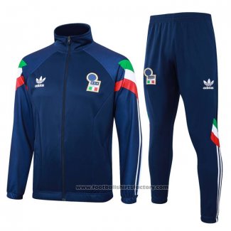 Jacket Tracksuit Italy 2024-2025 Blue