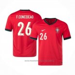 Portugal Player F.conceicao Home Shirt 2024