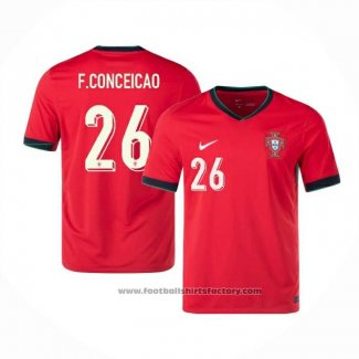 Portugal Player F.conceicao Home Shirt 2024