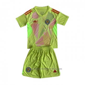 Scotland Home Goalkeeper Shirt Kids 2024