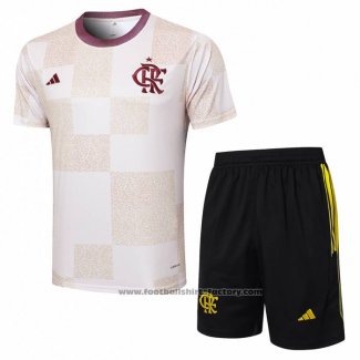 Tracksuit Flamengo Short Sleeve 2024-2025 White - Shorts