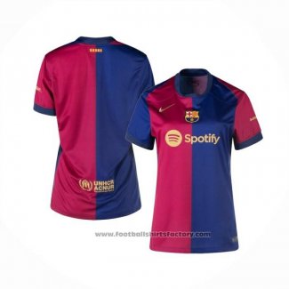 Barcelona Home Shirt Womens 2024-2025