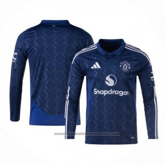 Manchester United Away Shirt Long Sleeve 2024-2025