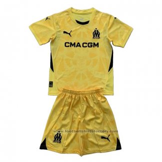 Olympique Marseille Away Goalkeeper Shirt Kids 2024-2025