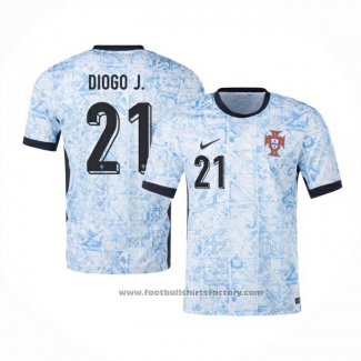 Portugal Player Diogo J. Away Shirt 2024