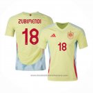 Spain Player Zubimendi Away Shirt 2024