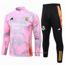 Sweatshirt Tracksuit Real Madrid Dragon Shirt 2024-2025 Rosa