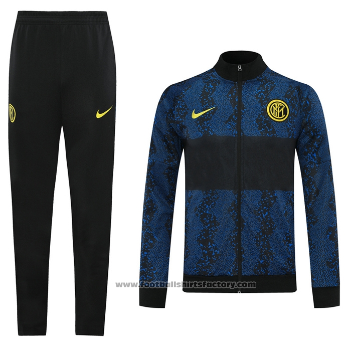 Buy Jacket Tracksuit Inter Milan 2020-2021 Blue at Footballshirtsfactory